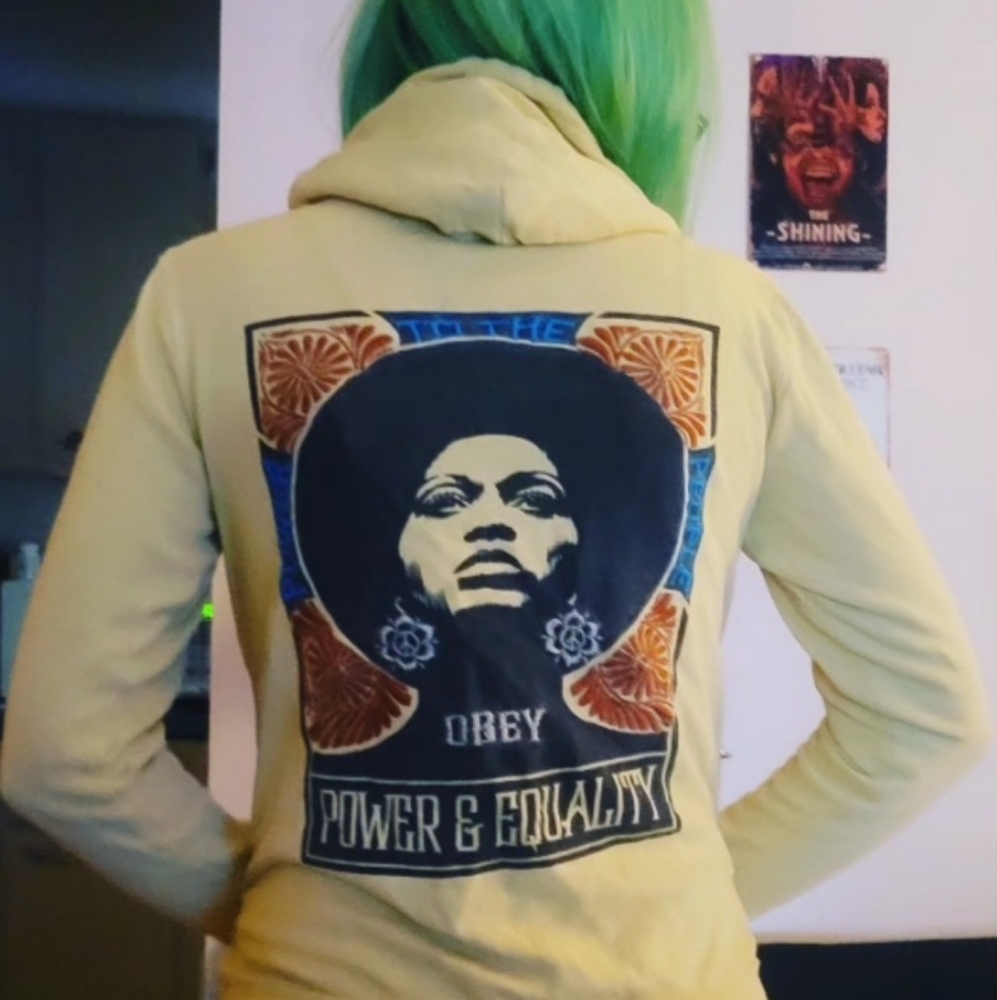Obey ZipUp Hoodie XS